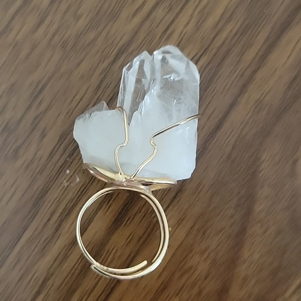 Crystal quartz ring - Picture 3 of 4